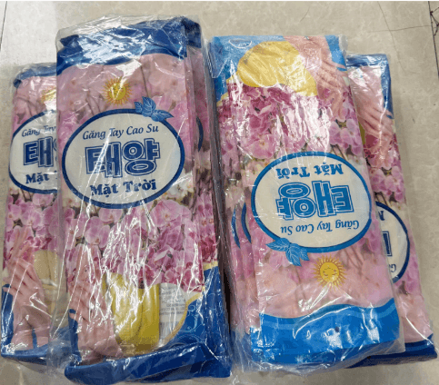 Halana - Găng tay cao su Mặt trời (10 đôi/bao)