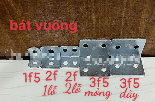 Halana - Bát vuông 3F5, ke vuông 3F5 (100 cái/xâu)