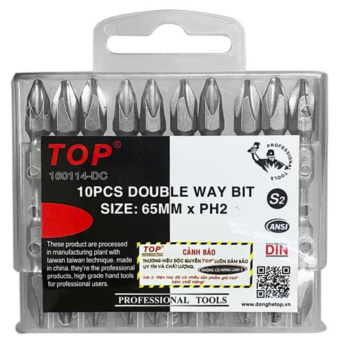 Halana - Mũi vít 2 đầu TOP (10 c/vỉ)