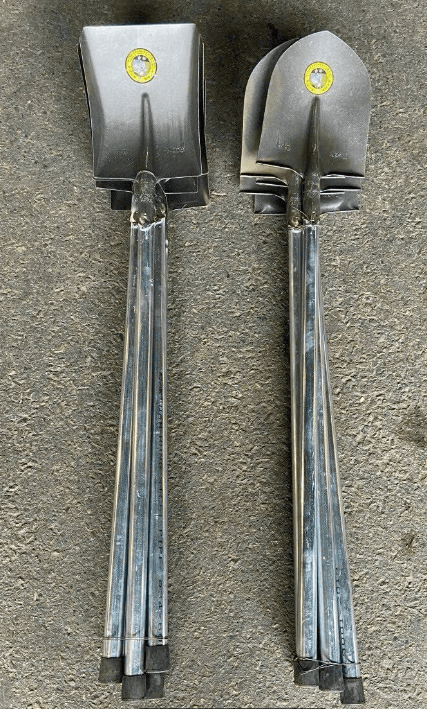 Halana - Xẻng xám có cán (5 cái/bó)