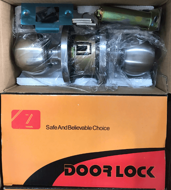 Halana - Khóa cửa tay tròn Zani, Zata đỏ