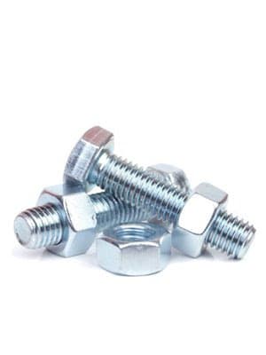 Halana - Bulong xi trắng ren suốt có tán M6 (50 bộ/túi)