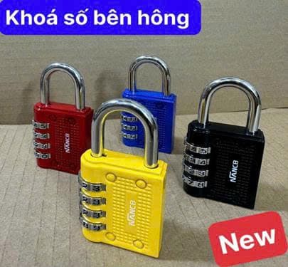 Halana - Khóa số bấm bên hông NANCB (10 cái/bao)